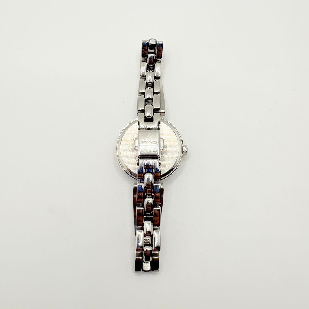 美品 限定 稼働 SEIKO セイコー ソーラー 腕時計 20Pダイヤ シルバー