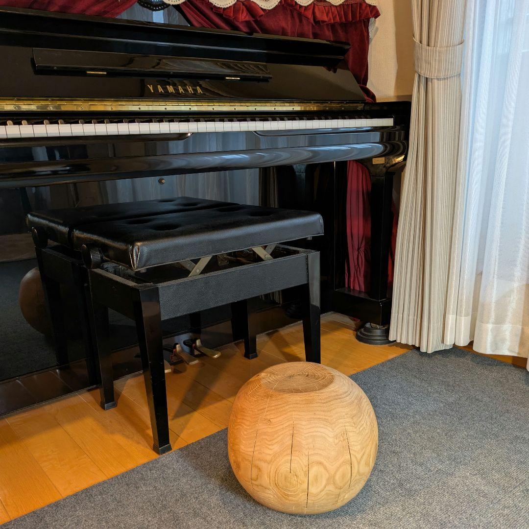 栗　天然木　丸型　切り株　丸太　高さ約26㎝