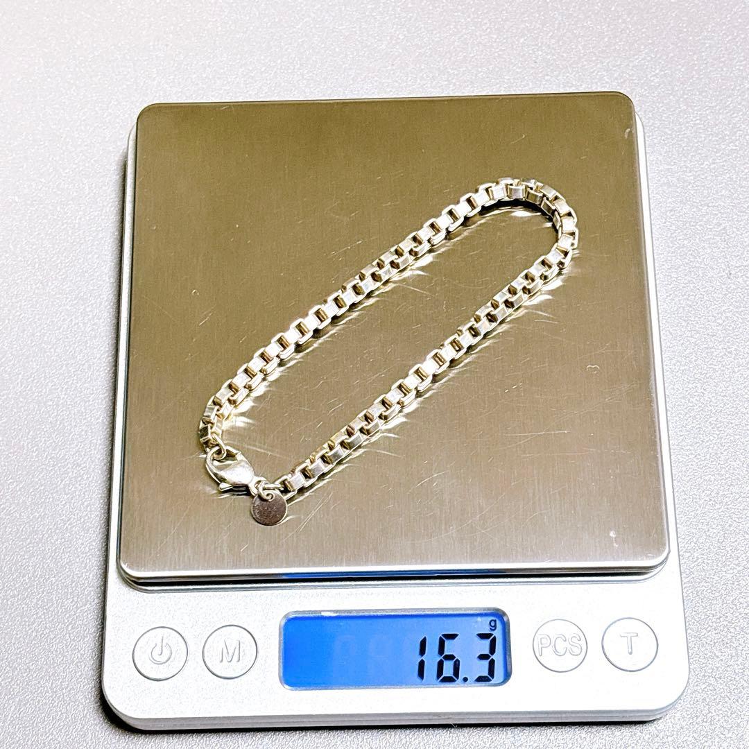 【美品】19.2cmTiffanyティファニー ベネチアン ブレスレット 925