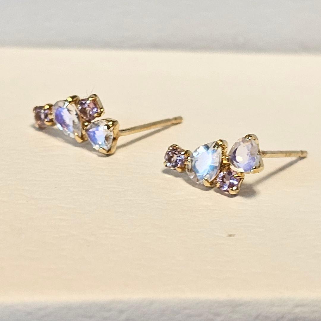 PePe K10YG ピアスとK10PGピアス