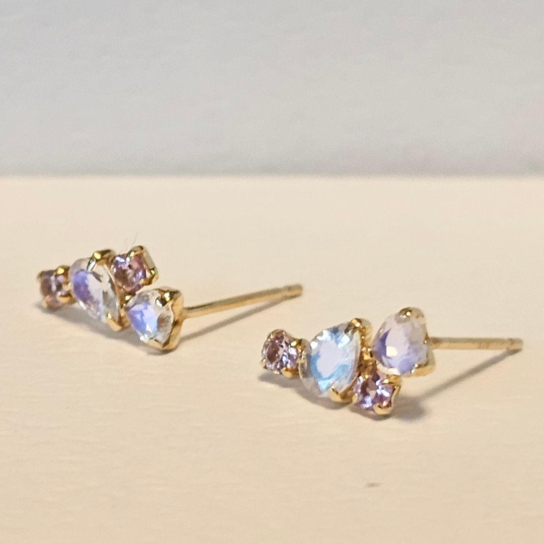 PePe K10YG ピアスとK10PGピアス