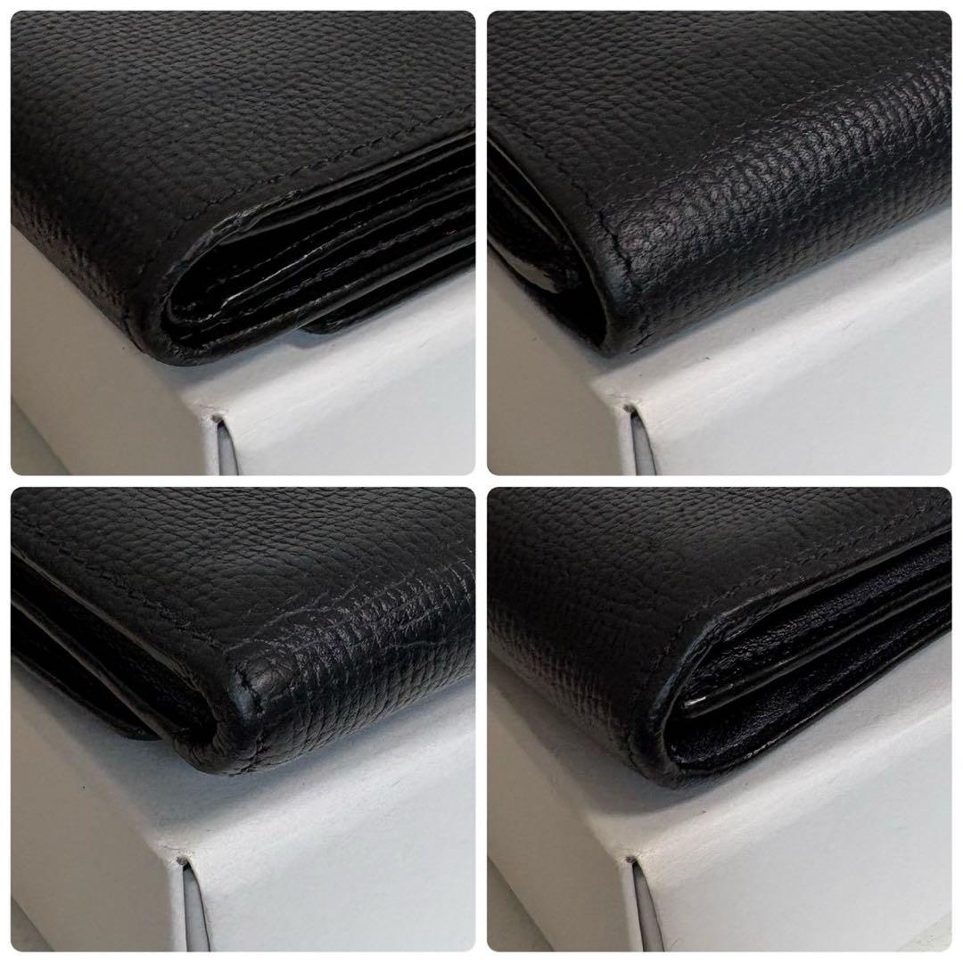 極美品✨ LOEWE アナグラム バーティカル ウォレット スモール ブラック