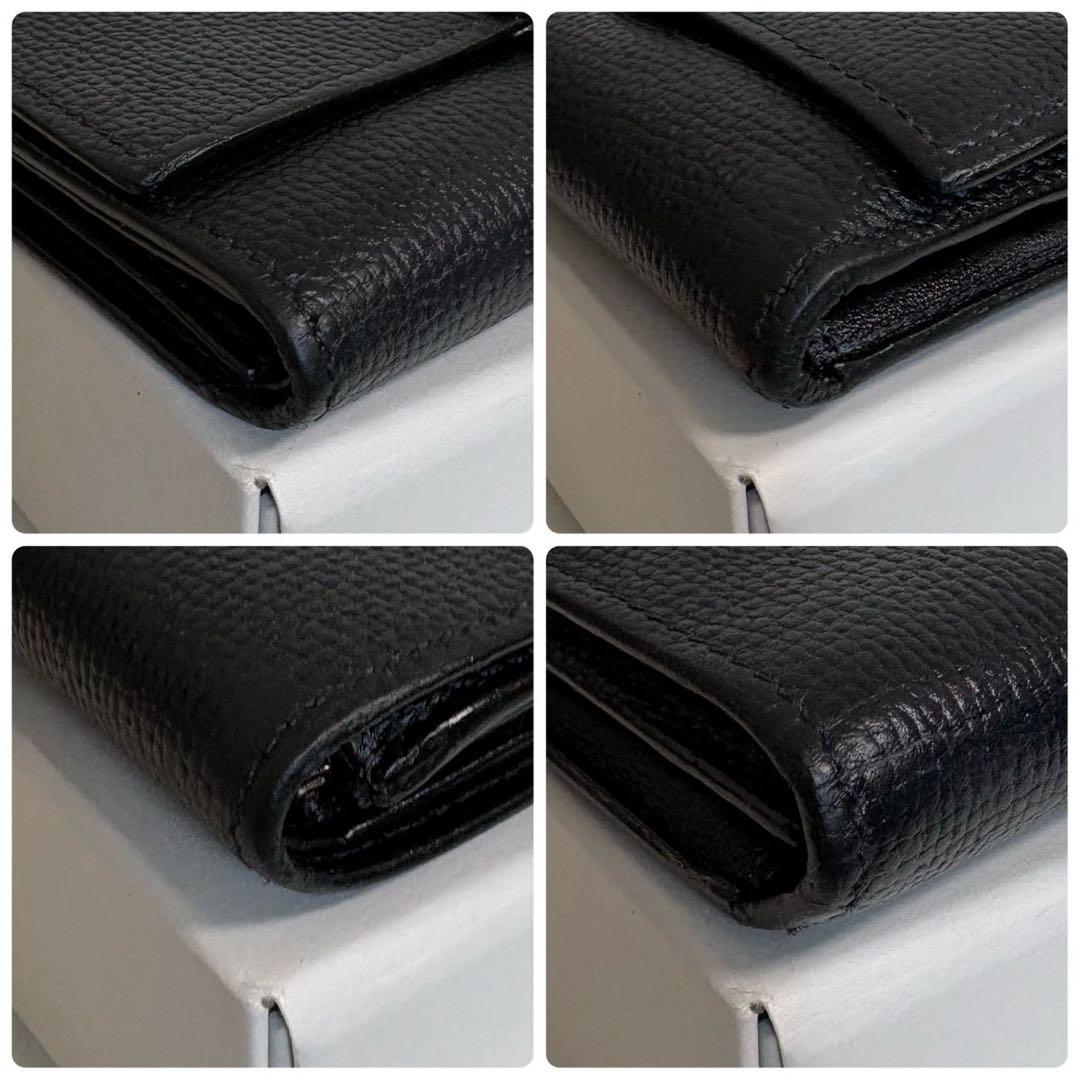 極美品✨ LOEWE アナグラム バーティカル ウォレット スモール ブラック