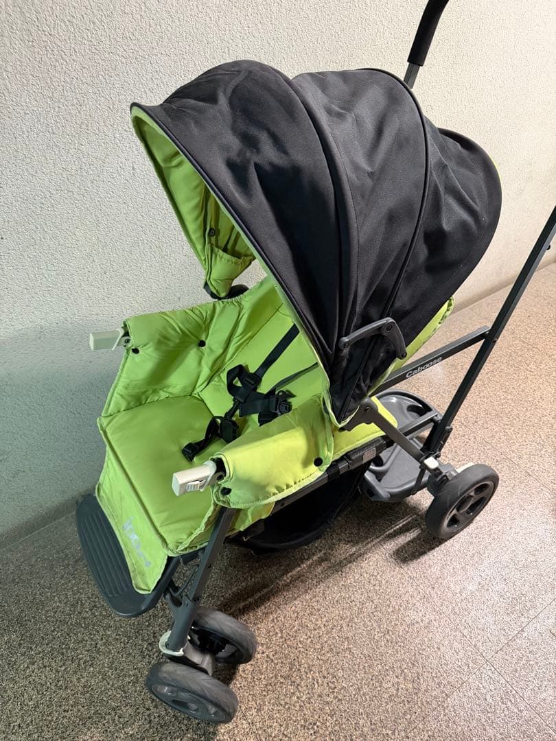 【送料込】joovy Caboose Graphite2人乗りベビーカー