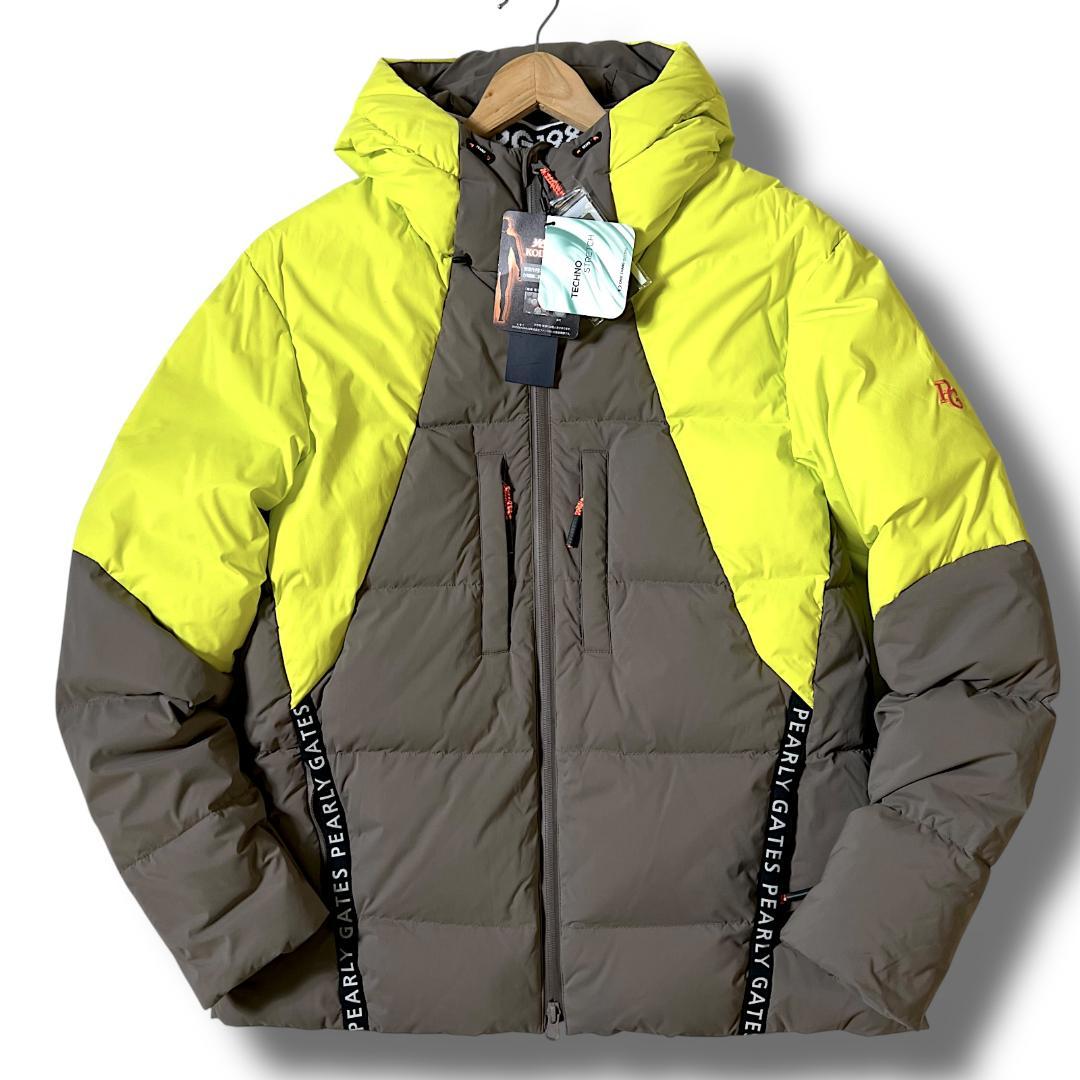 1 パーリーゲイツ 撥水防風防寒保温 テクノストレッチ 光電子ダウンジャケット