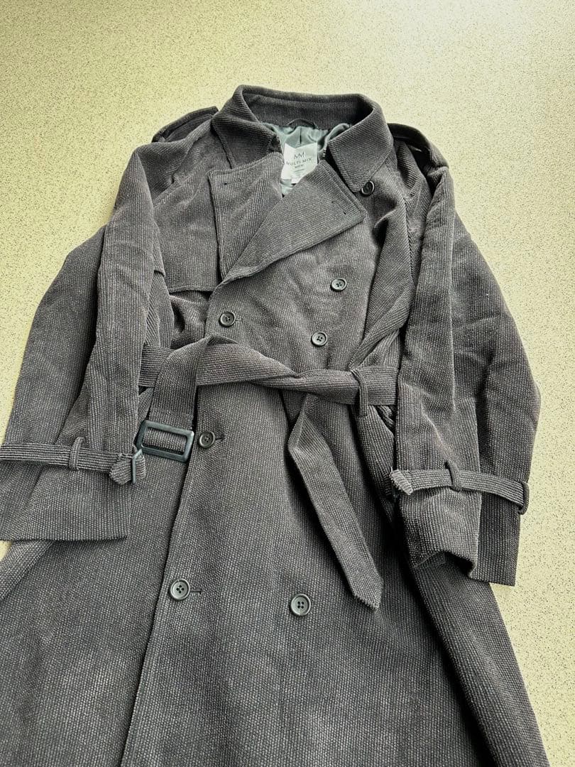 ジャケット・アウター wool mix maxi long trench coat