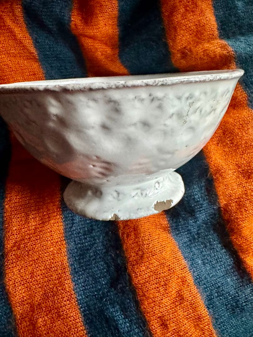 未使用シール付アスティエ・ド・ヴィラット　カフェオレボウル　脚付ラージボウル