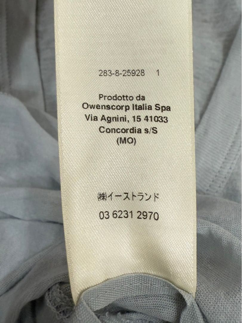 RICK OWENS 24AW Vネックロング丈ノースリーブトップス