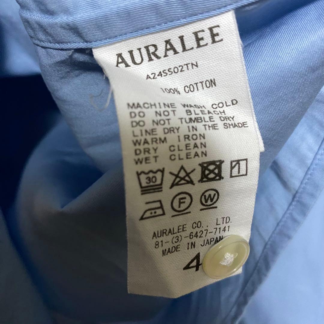 WASHED FINX TWILL BIG SHIRT a24ss02tn ②