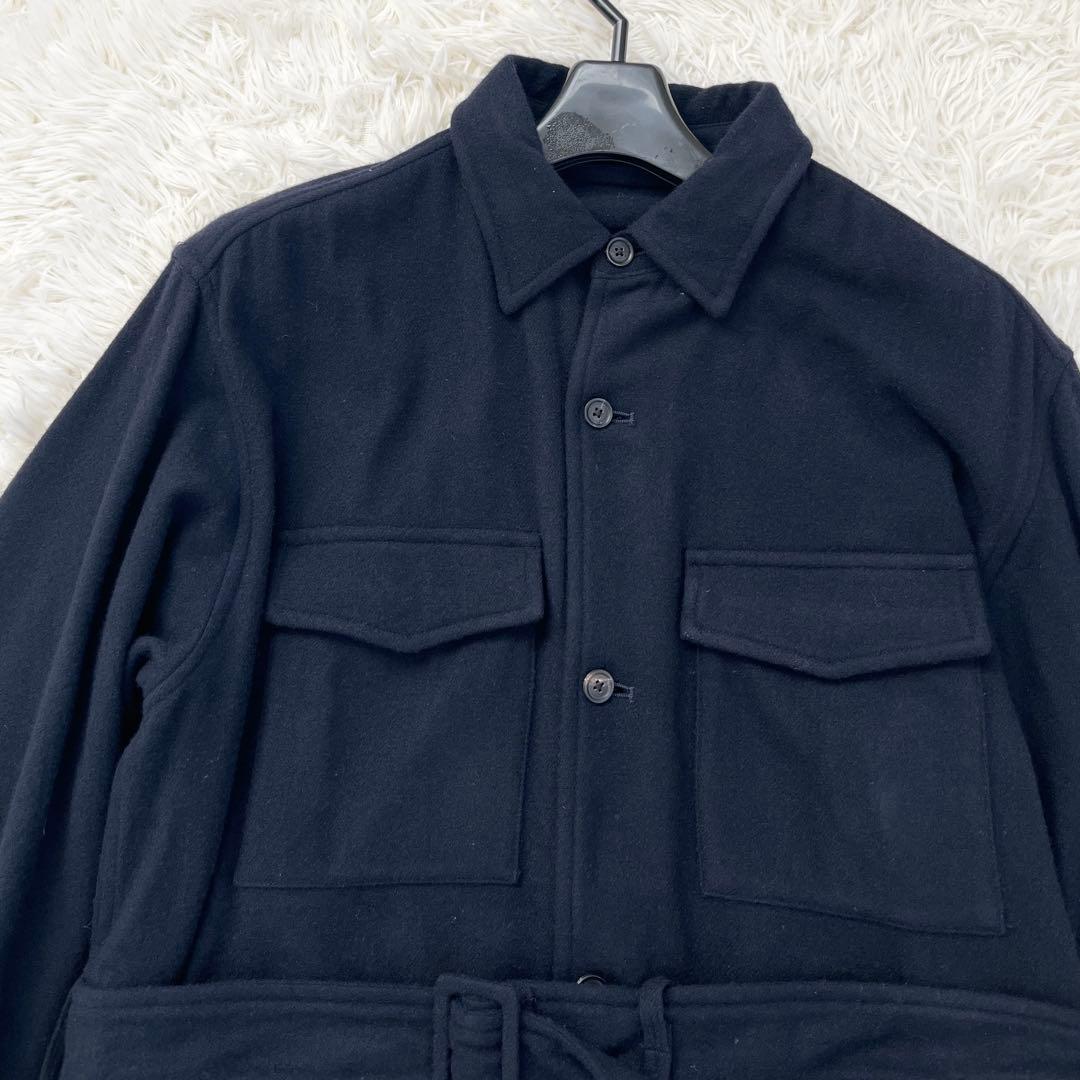 トップス AURALEE SUPER SOFT FLANNEL SAFARI SHIRT