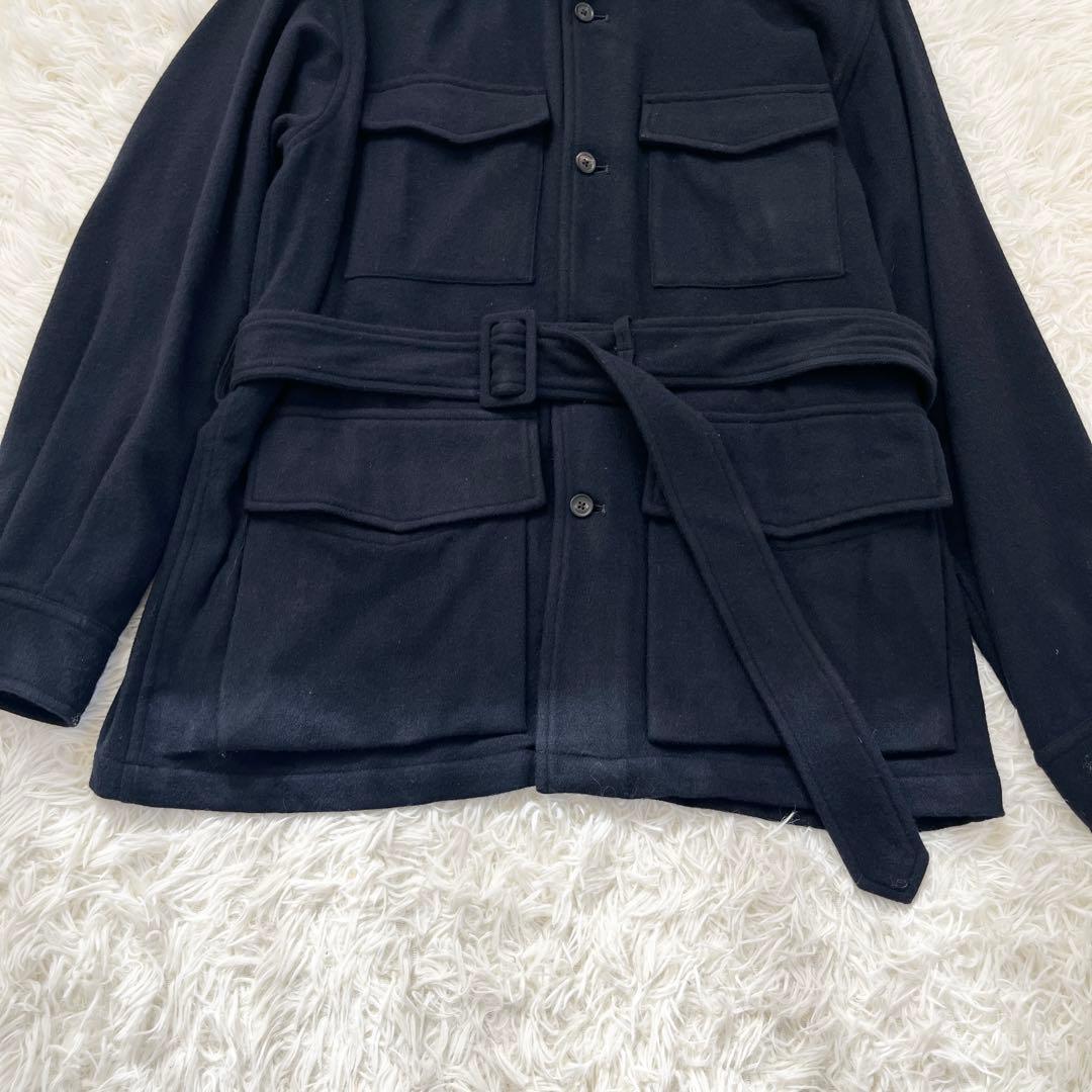 トップス AURALEE SUPER SOFT FLANNEL SAFARI SHIRT