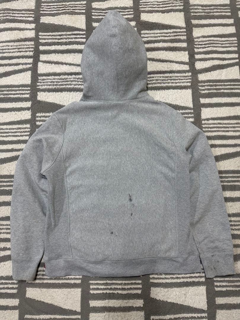 モ*ト様 Supreme Sロゴ グレー パーカー　サイズM