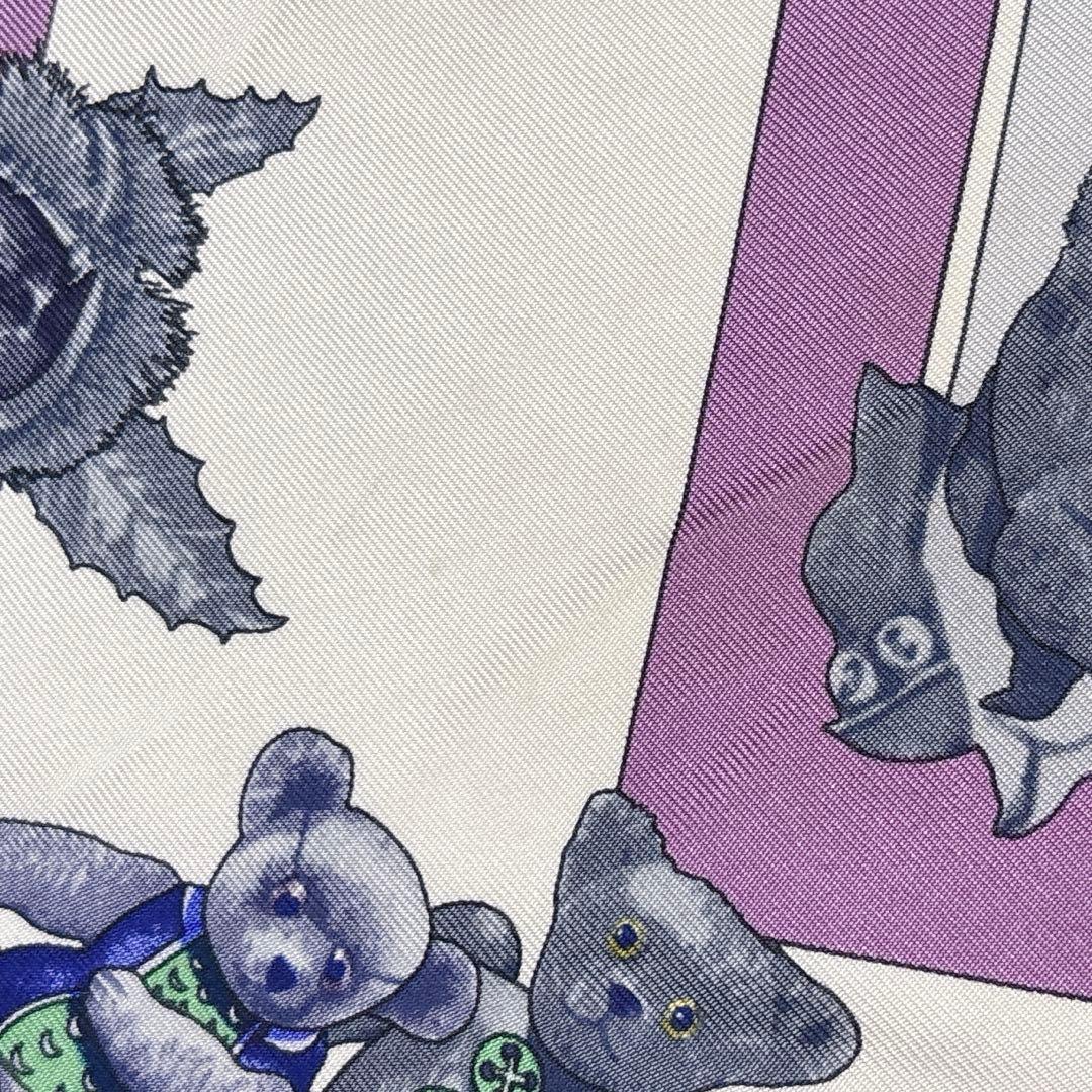 HERMES シルク カレ45 CONFIDENTS DESCOEURS 心の友