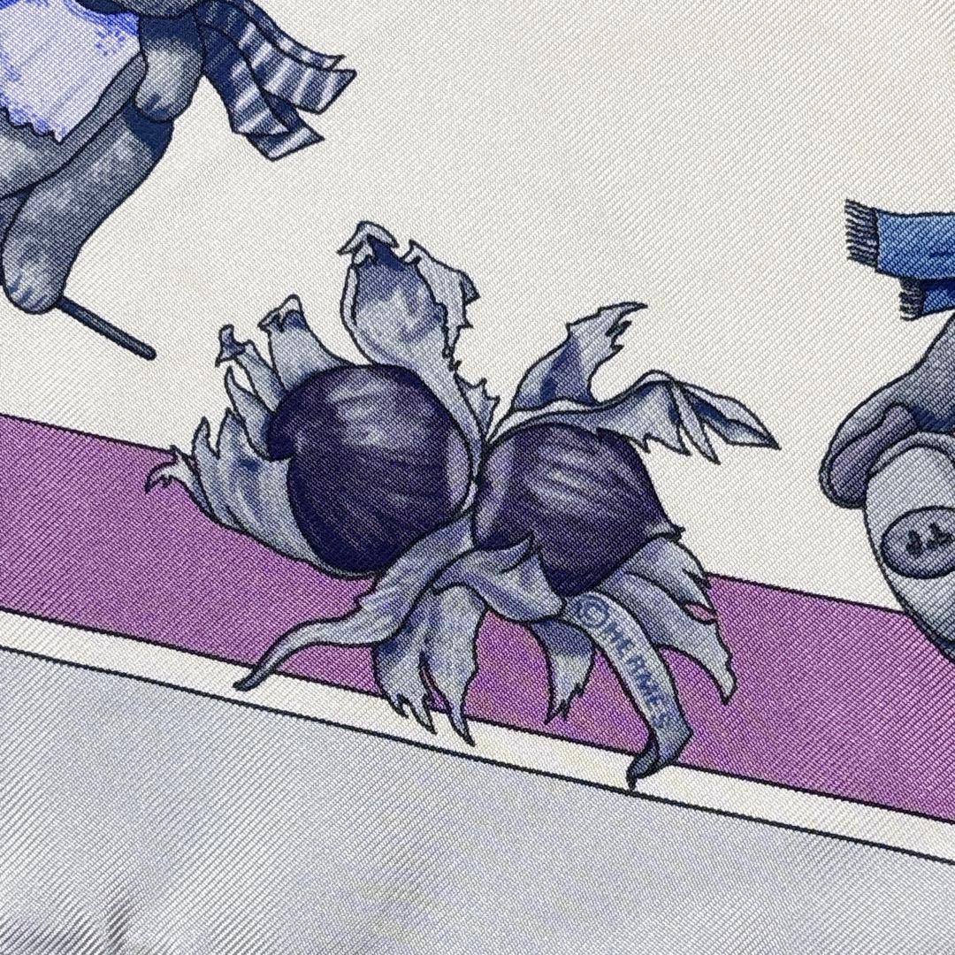 HERMES シルク カレ45 CONFIDENTS DESCOEURS 心の友
