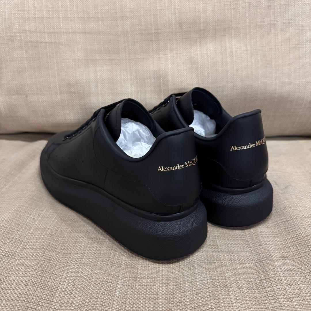 【41/26cm】黒x黒 アレキサンダーマックイーン スニーカー
