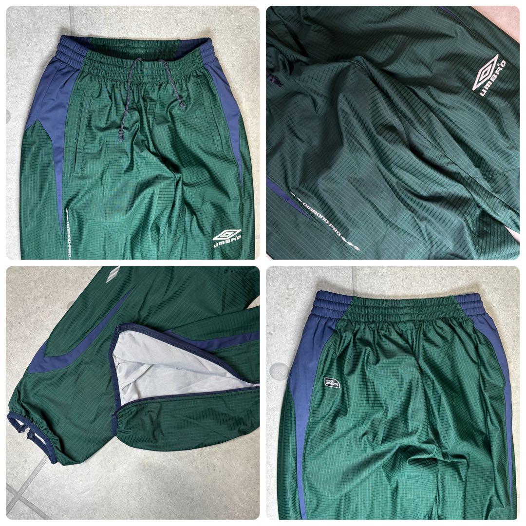 UMBRO　セットアップ　上下　トラックジャケット　ピステ　ハーフジップ　刺繍