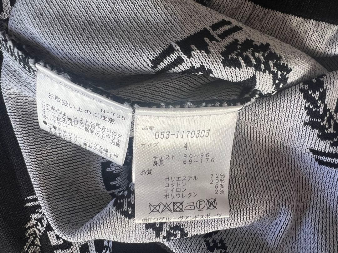 PEARLY GATES ロゴ入り ブラックセーター Aサイズ