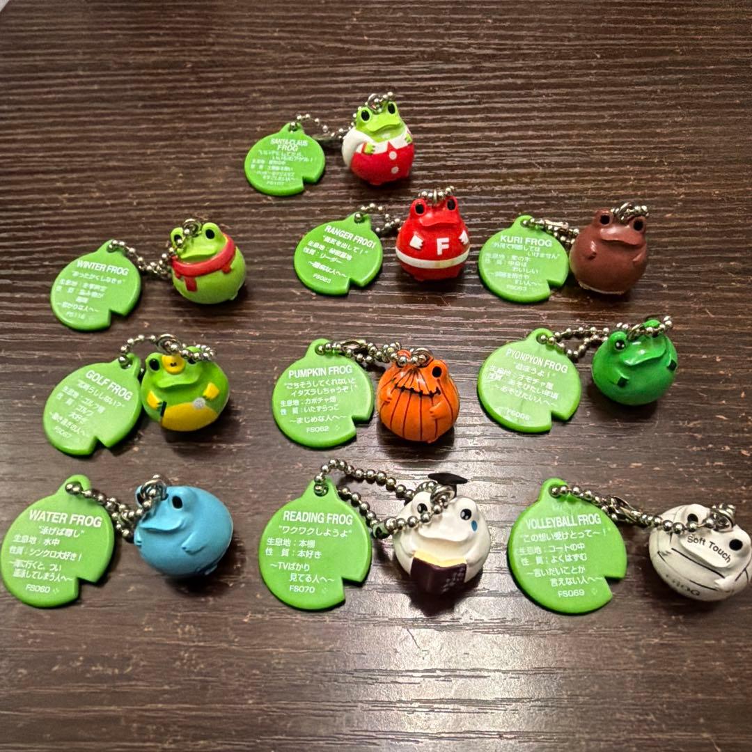 【FROG STYLE】木製コレクションボックス 88マス キーホルダー付き