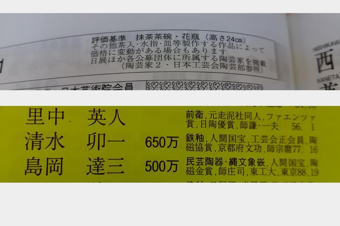 【清水卯一造】蓬莱掛分釉裂茶碗　重要無形文化財保持者　人間国宝　蓬莱窯