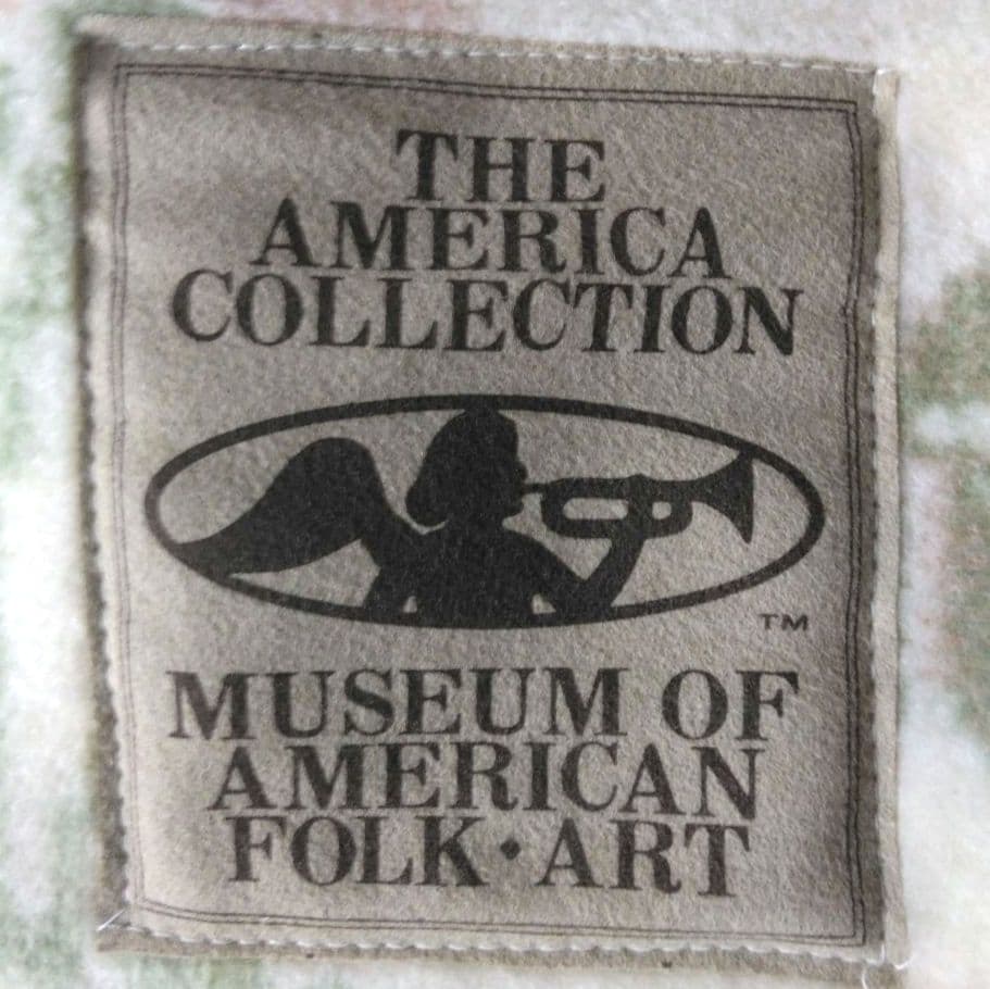 ミュージアム オブ アメリカン フォークアート　綿毛布　日本製　可愛い柄