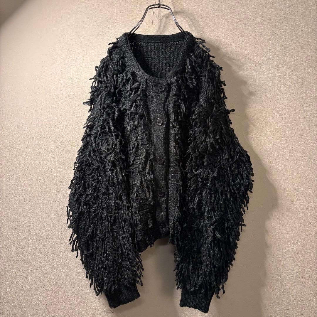 オーバーサイズ 奇天烈 カーディガン ブルゾン y2k ユニセックス ジャケット