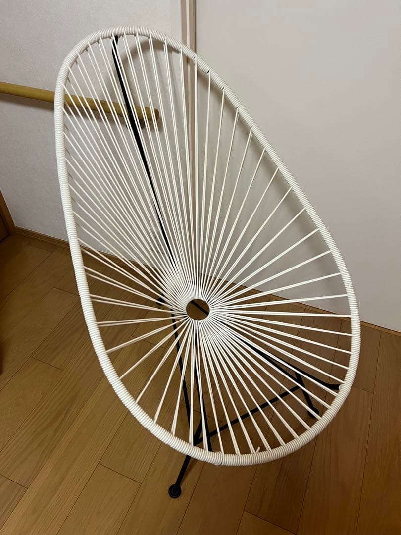 アカプルコチェア ホワイト ニュートラルグレー