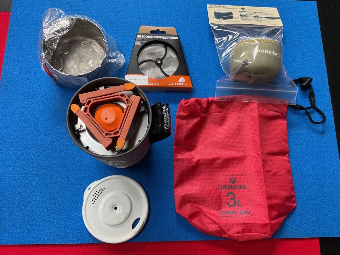 mont-bell JETBOILmicromo新品未使用希少カラー付属品多数付