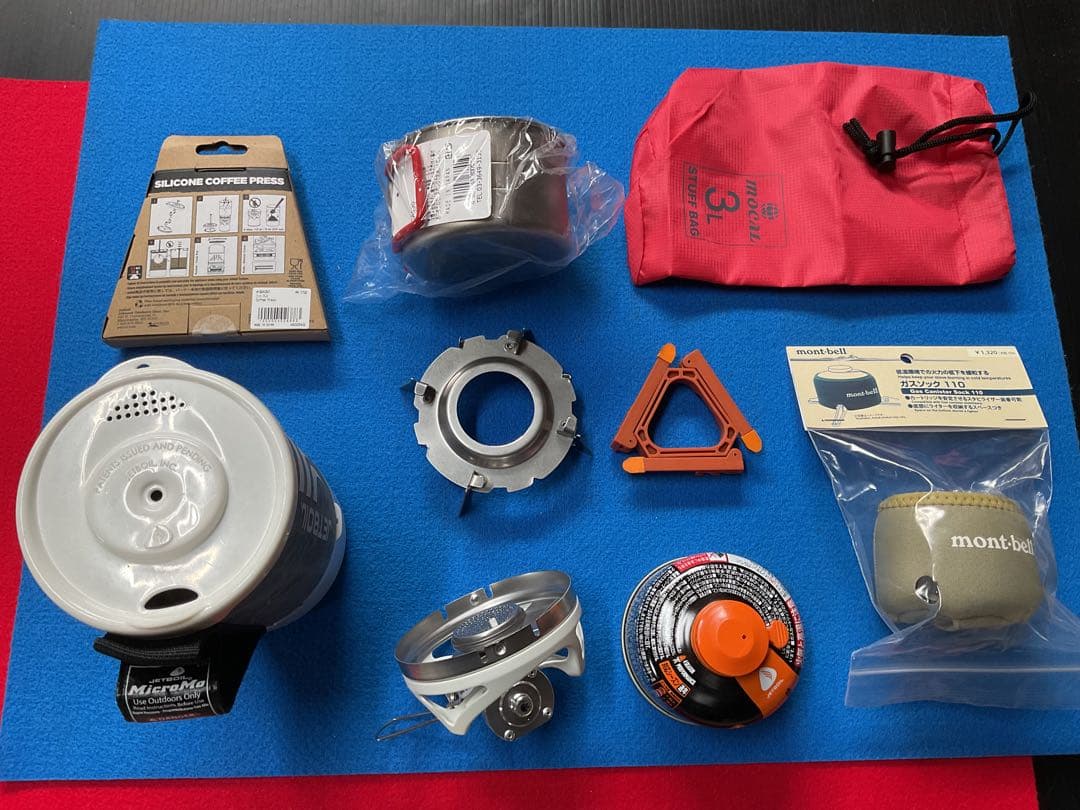 mont-bell JETBOILmicromo新品未使用希少カラー付属品多数付