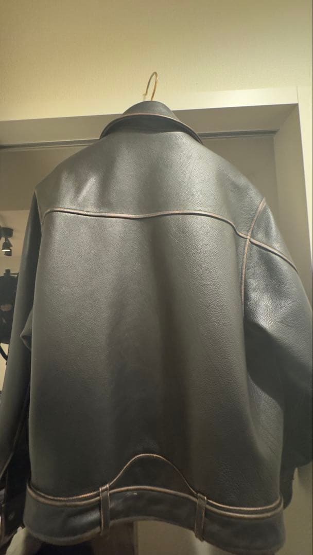 ジャケット・アウター grancy leather blouson