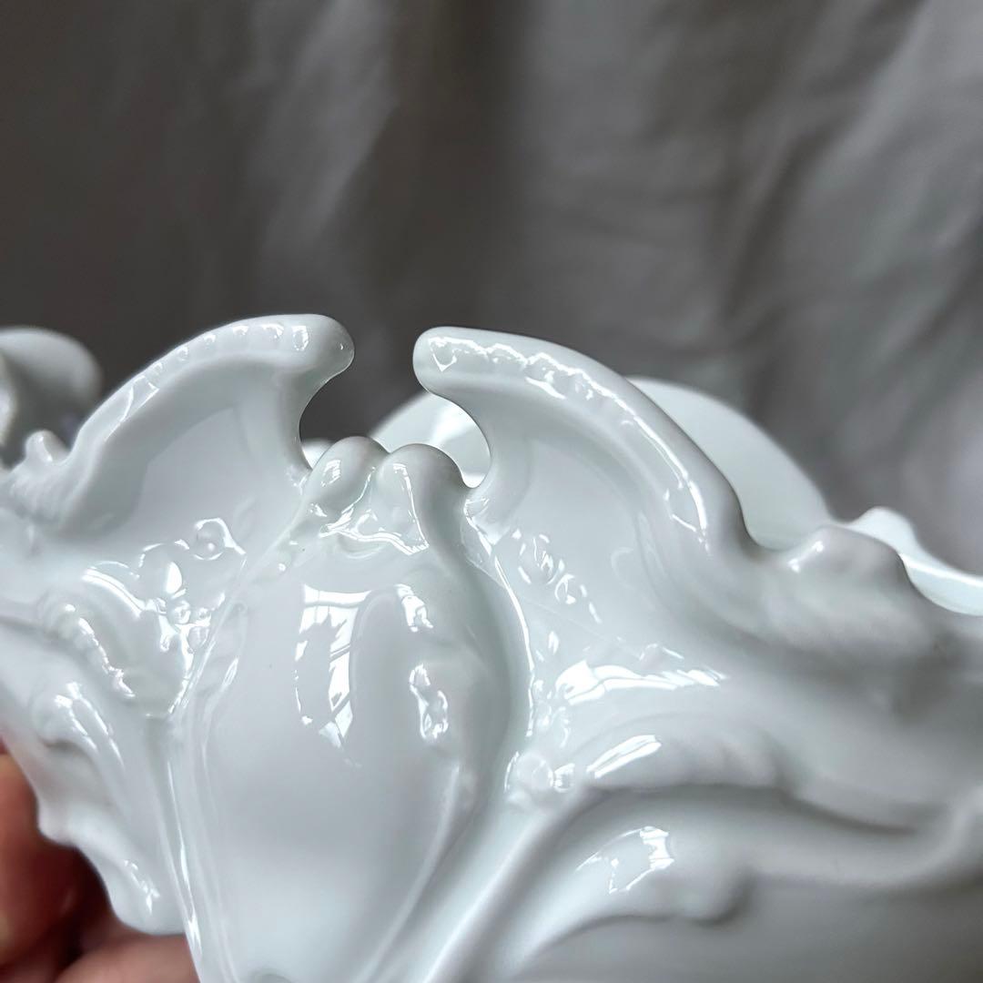 フランスアンティーク　LIMOGES リモージュ　ジャルディニエール　花器　花瓶