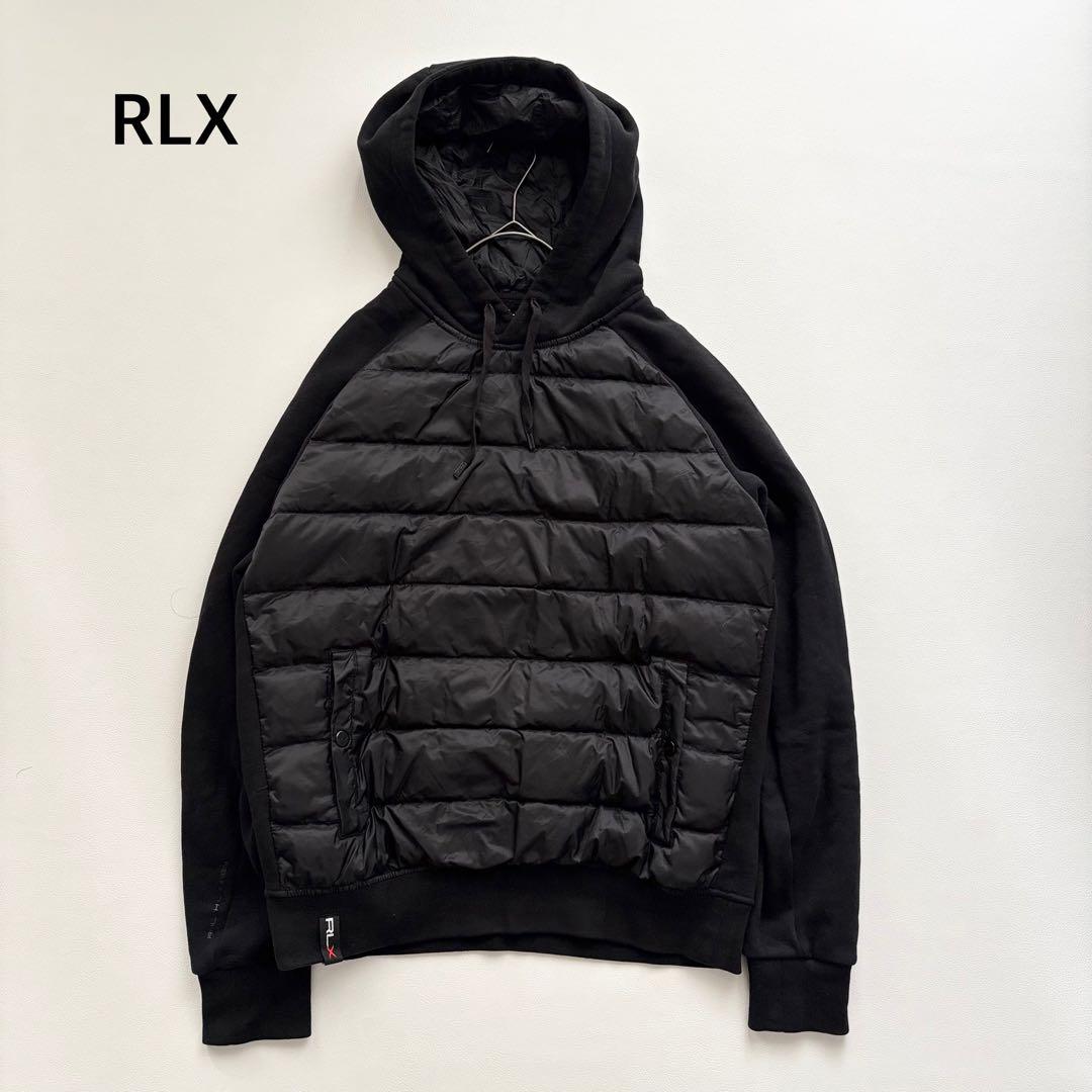 02417 RLX ゴルフ　ハイブリッドダウンパーカー　ブラック　M