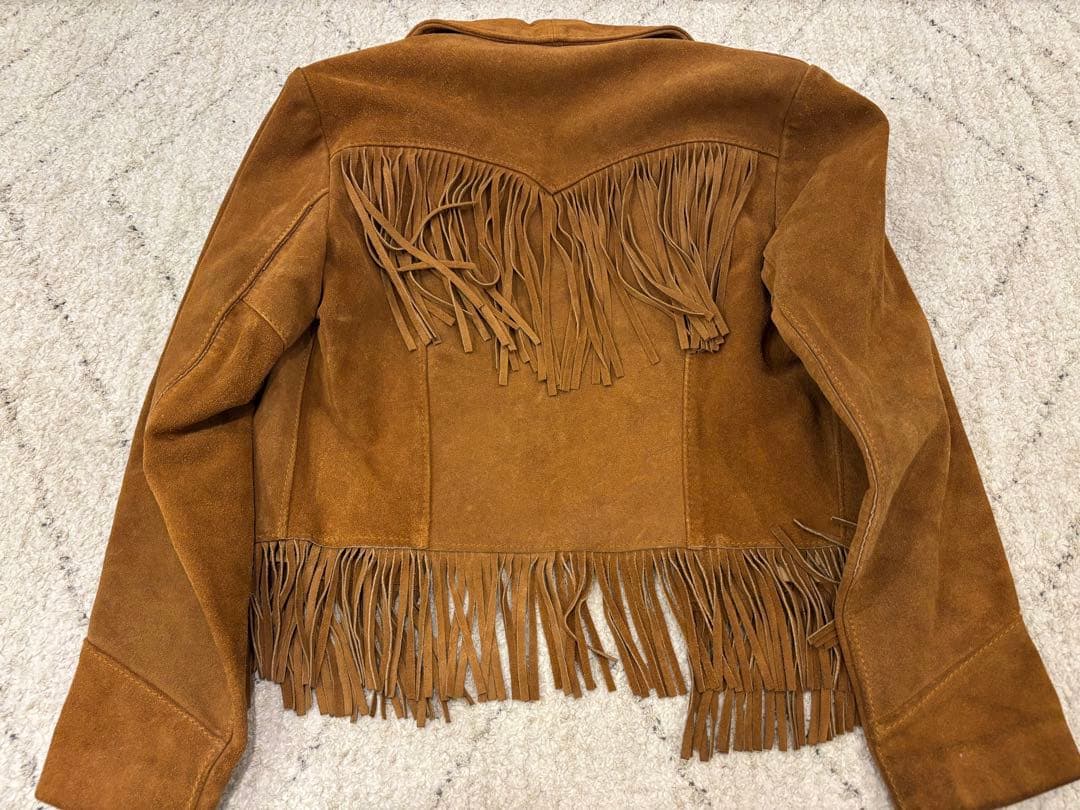 【SALE】SchottWESTERN フリンジ　スエード ジャケット ブルゾン