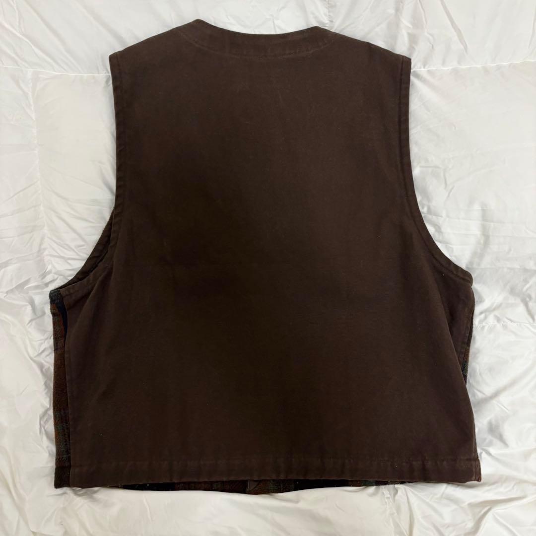 90s 00s Eddie bauerエディーバウアー 白タグ ベストOLD