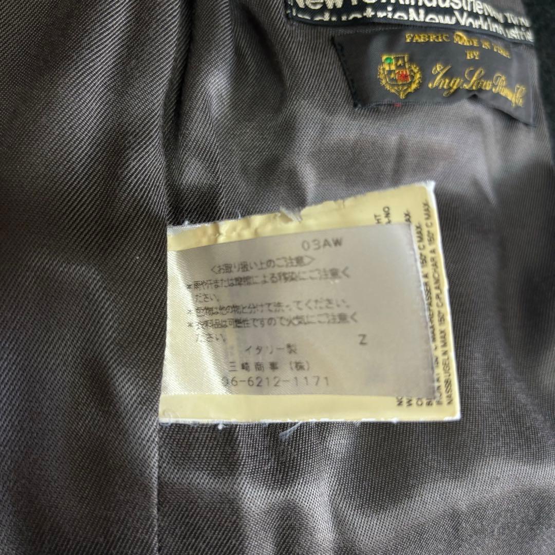 ニューヨークインダストリー　03AW ロングコート　コスタスムルクディス