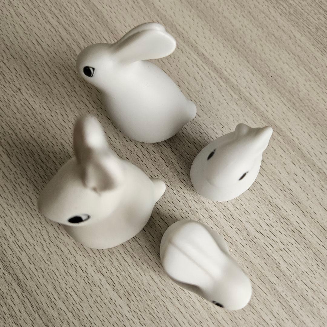 ARABIA ヘルヤ うさぎの親子の4体セット