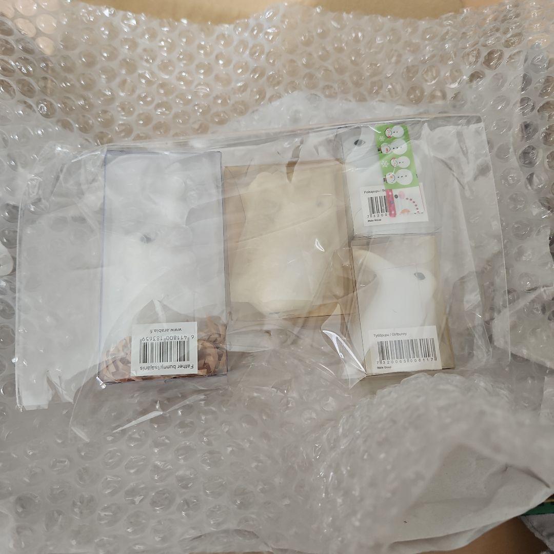 ARABIA ヘルヤ うさぎの親子の4体セット