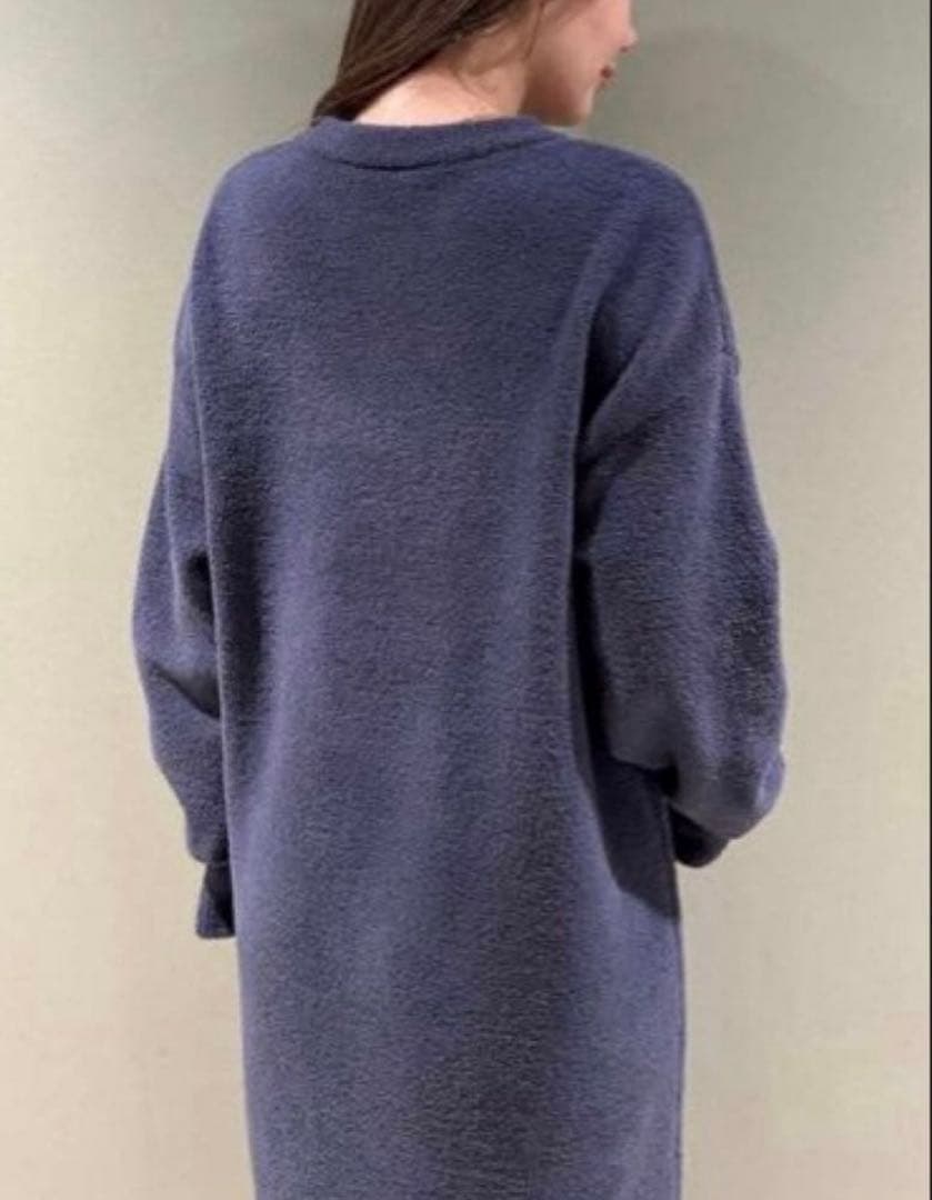 新品♡ジェラートピケ♡ シーズ―ジャガードワンピース　ネイビー