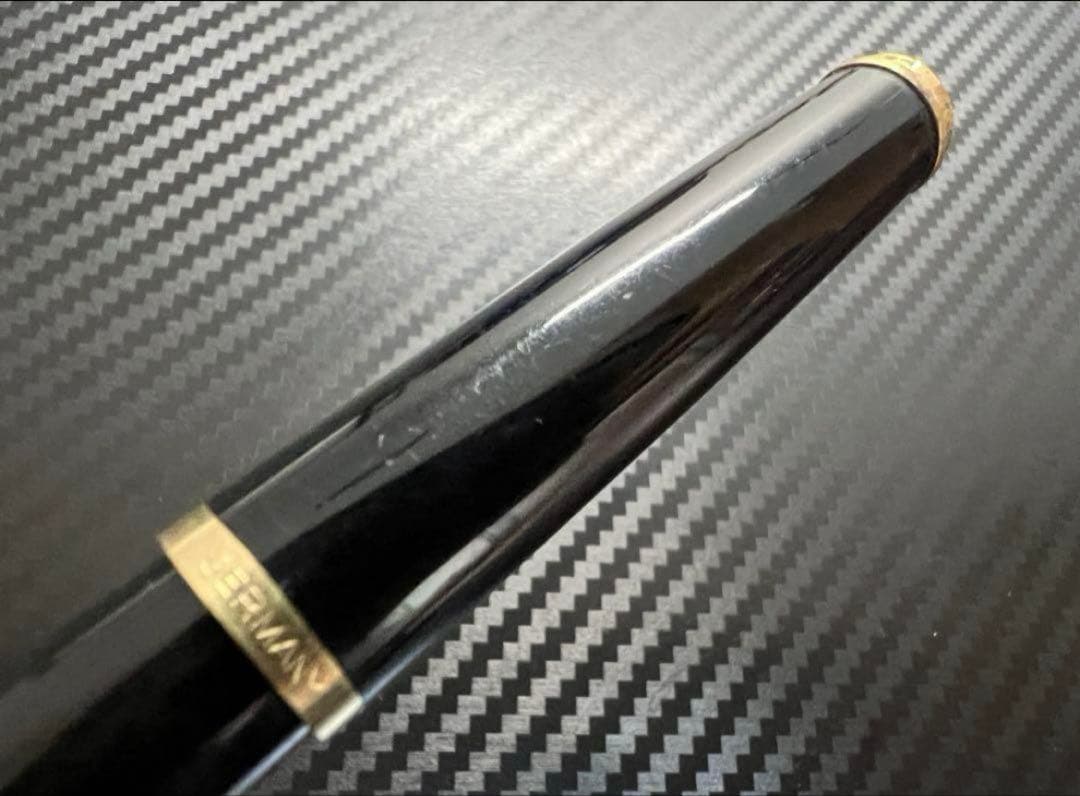 美品 ペリカン 400NN M&K ブラックストライプ EF 万年筆