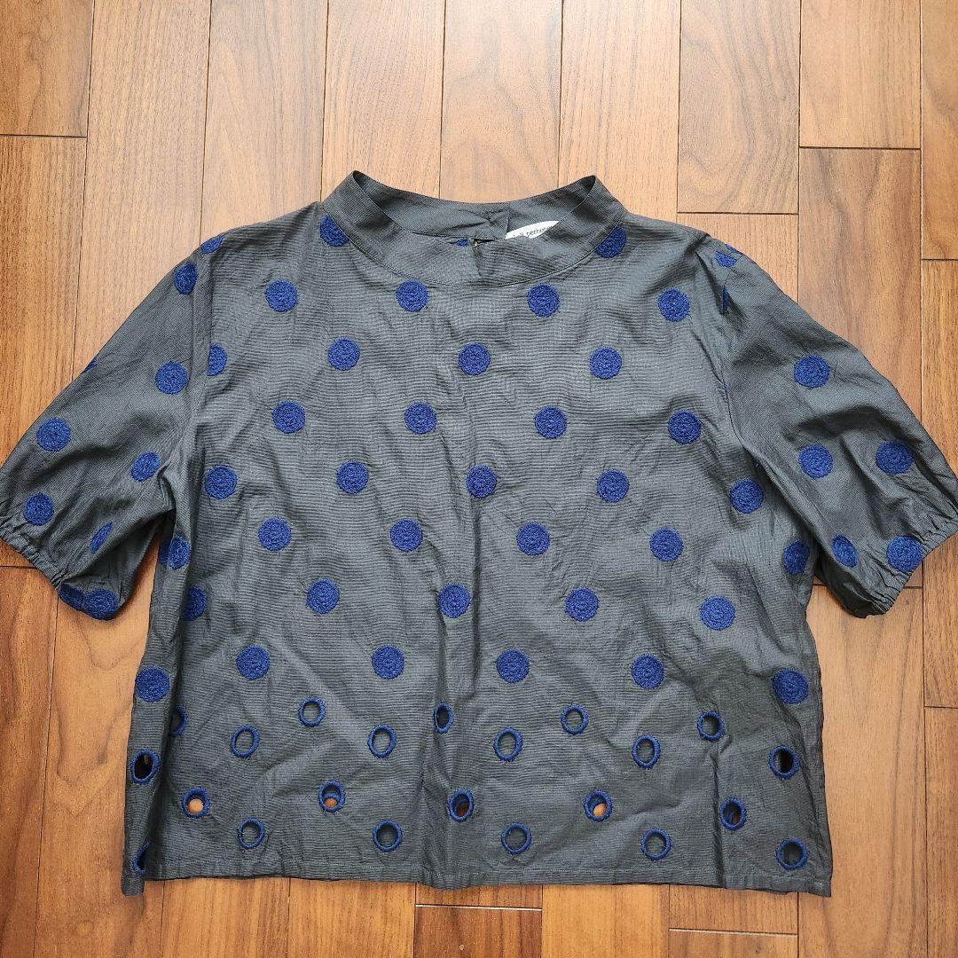 ミナペルホネン　vapor シルク　ブラウス