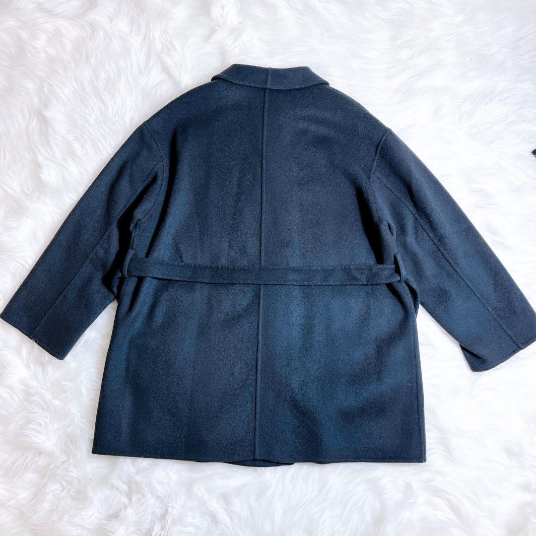 スローブイエナ　25AW　スーパー140　ダブルフェイスベルデットコート