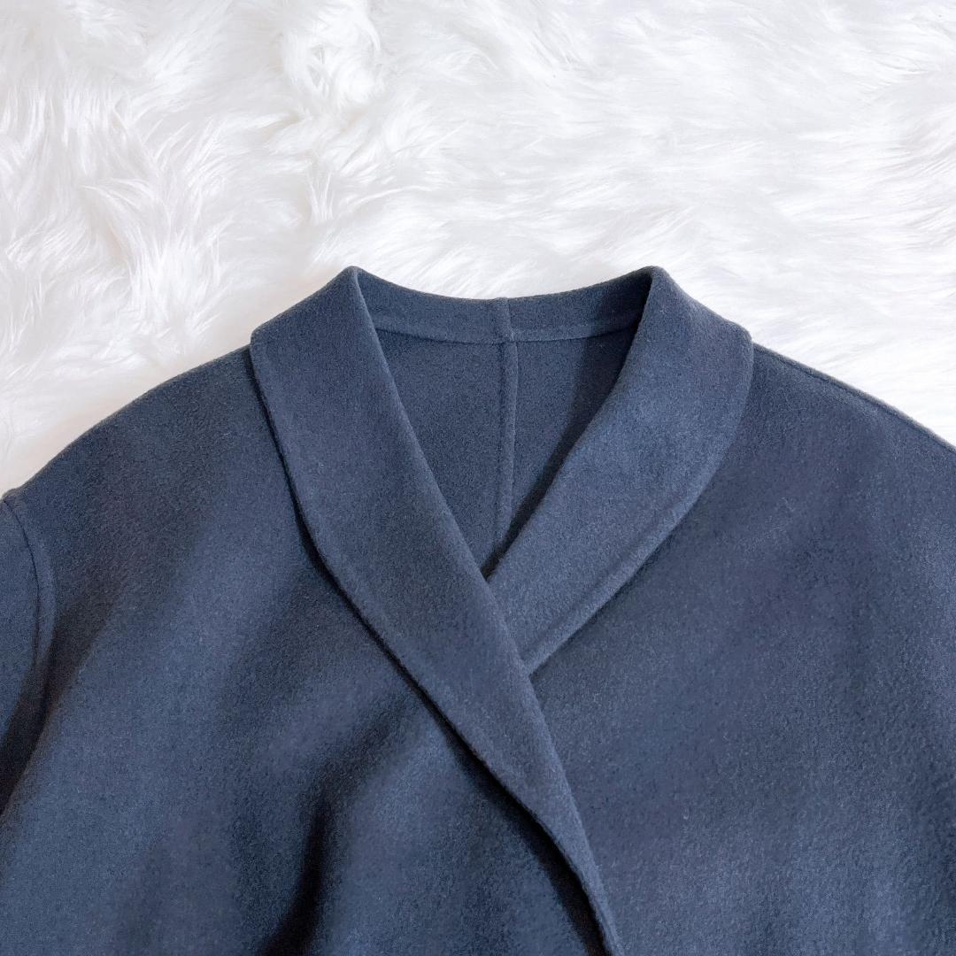 スローブイエナ　25AW　スーパー140　ダブルフェイスベルデットコート