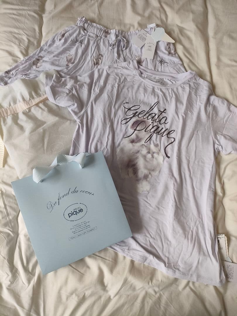 【まっしゅ】ジェラピケ gelato pique パジャマ cat