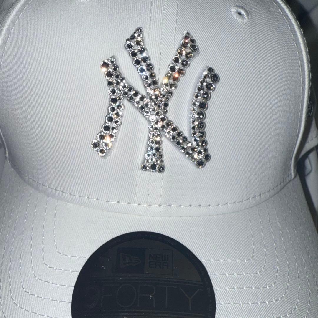 【正規品】NEW ERA 9FORTY ホワイト デコキャップ