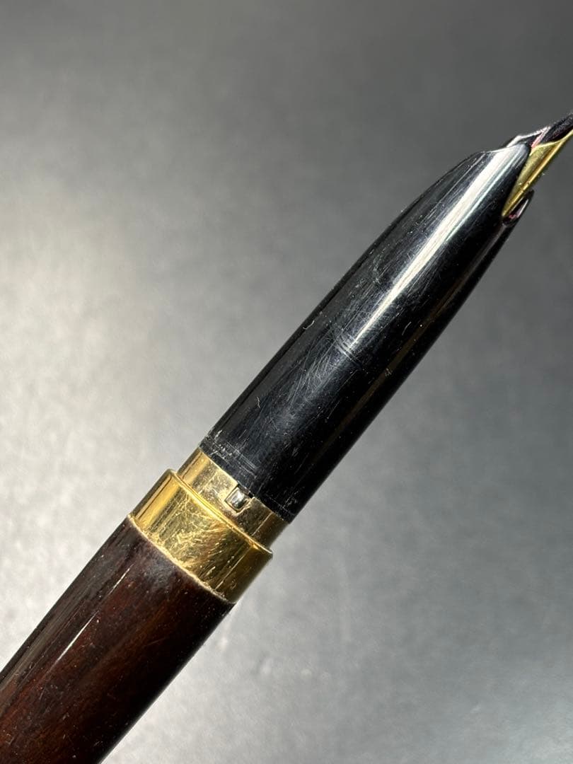セーラー万年筆 黒檀 23K 希少アンティーク 世界の銘木シリーズ sailor