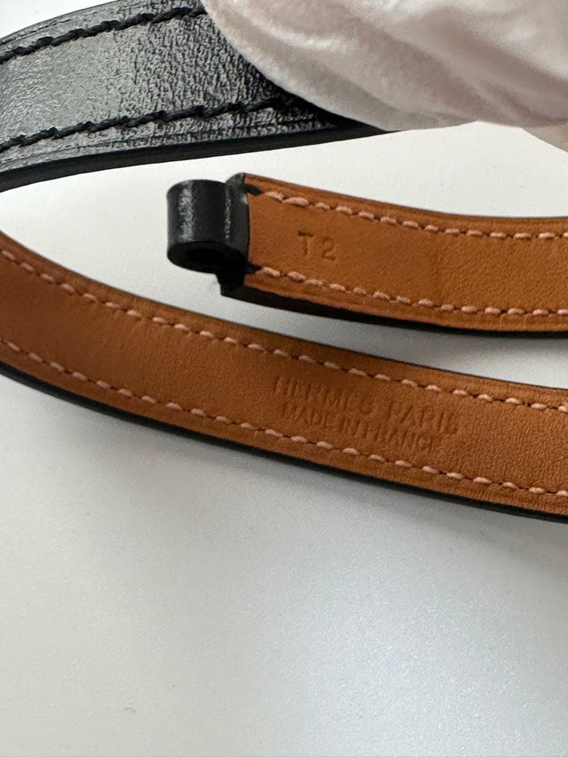 HERMES リヴァルドゥブルトゥール ブレスレット　黒