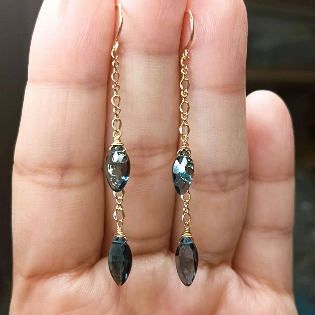 14kgf ロンドンブルーピアス