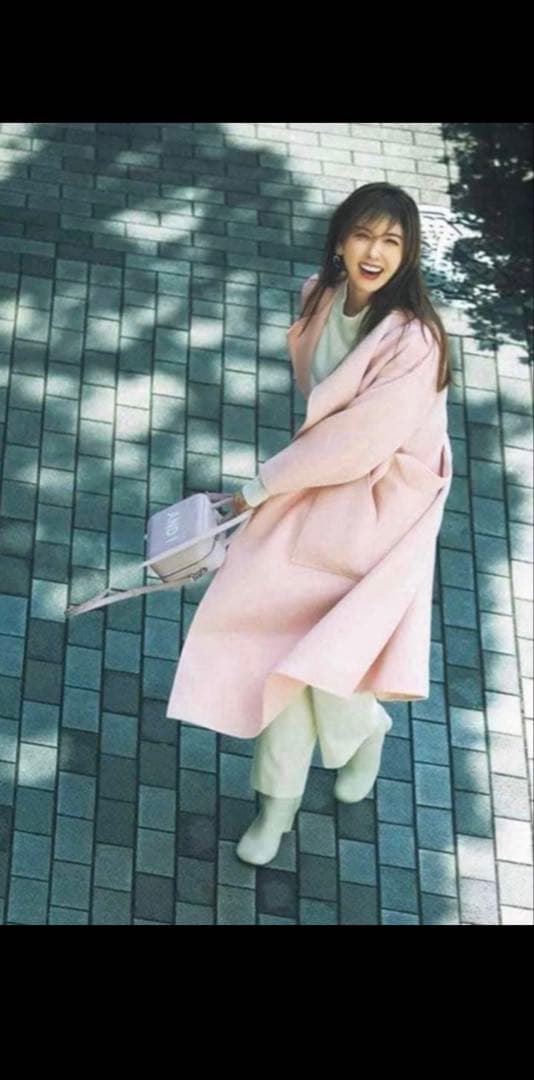 セール！新品未使用uncraveライトリバーロングコート ベルテッドコートM