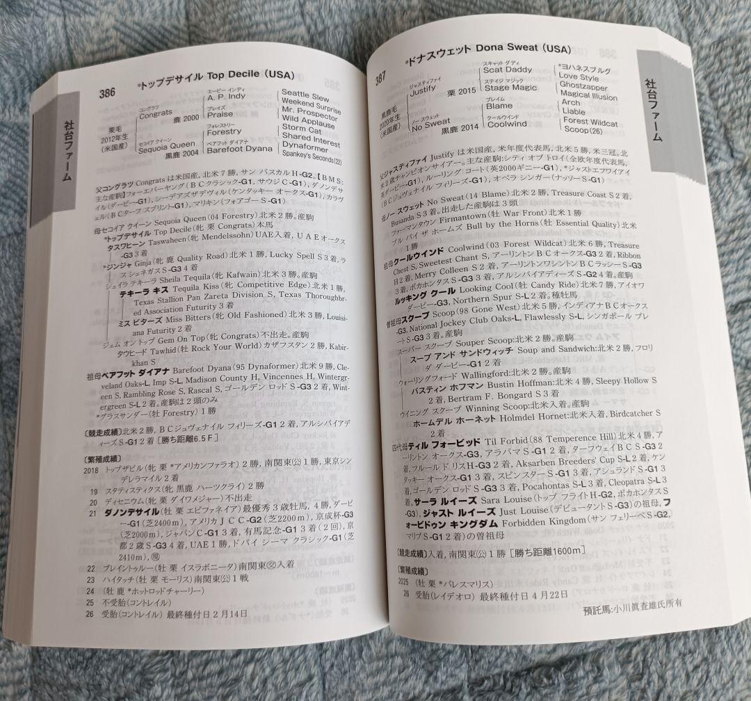 【最新版】社台グループ2026年繁殖牝馬名簿　コンプリートセット【4冊】競馬