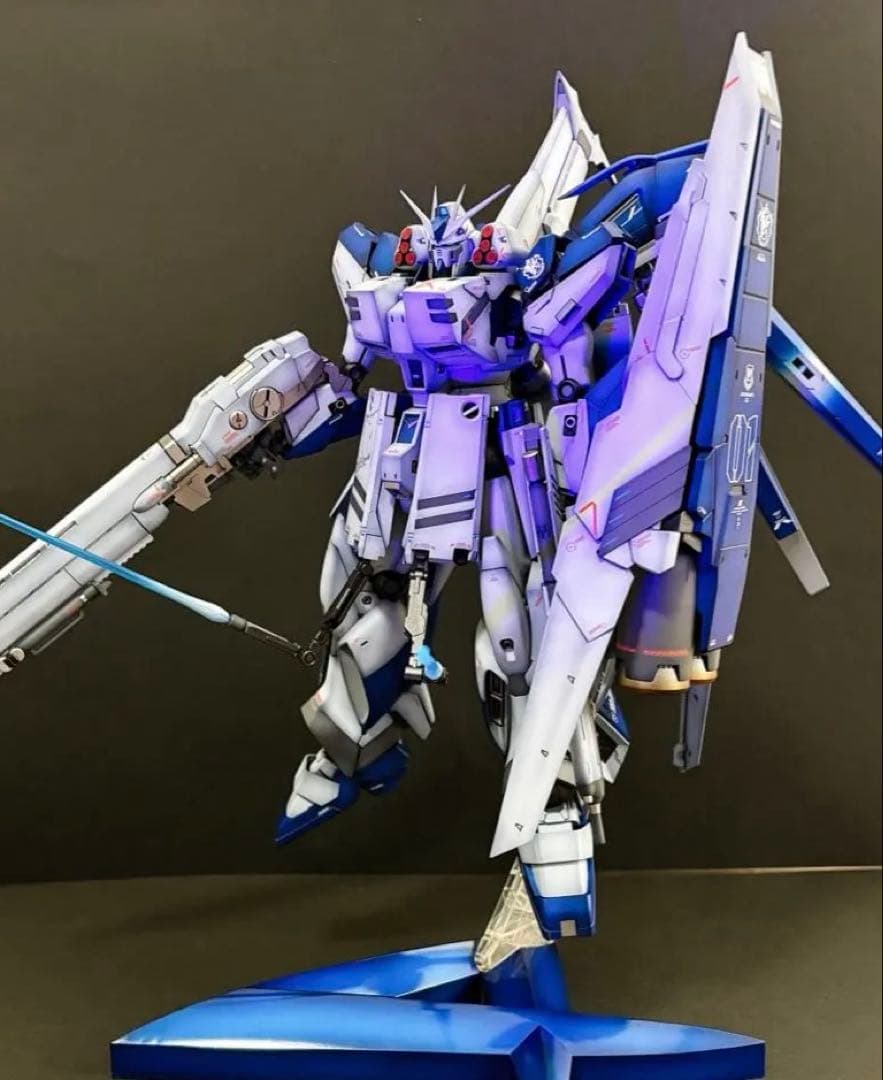 r*c様 MG HI-νガンダム　ver.ka HWS装備　全塗装完成品