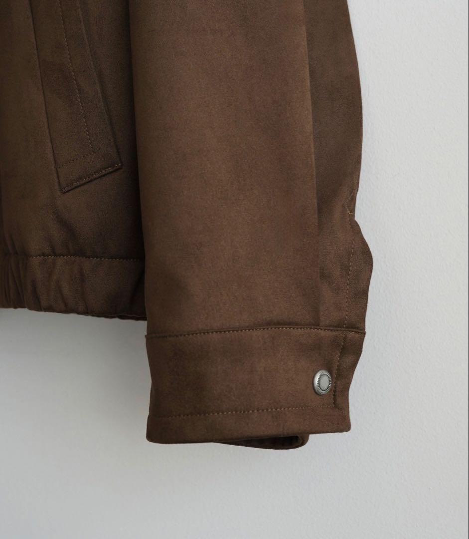 WYM LIDNM FAUX SUEDE ZIP BLOUSON Mサイズ